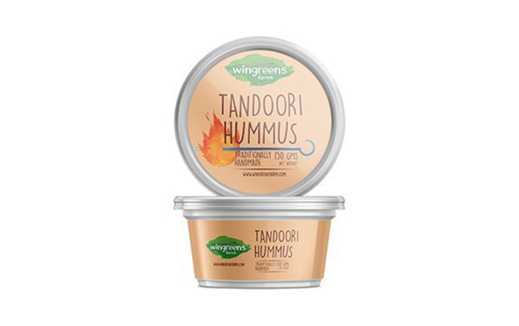 Wingreens Farms Tandoori Humus    Cup  150 grams